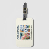 Oklahoma - Wild Skies & Barbeque Breeze Bagagelabel (Voorkant (verticaal))