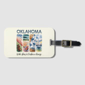 Oklahoma - Wild Skies & Barbeque Breeze Bagagelabel (Voorkant (horizontaal))