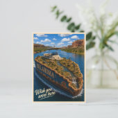 Oklahoma | Wish You Were Here | State Serie Briefkaart (Staand voorkant)