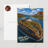 Oklahoma | Wish You Were Here | State Serie Briefkaart (Voorkant / Achterkant)