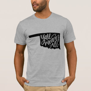 Oklahoma "Y'all Means All" Equality Mannen T-Shirt