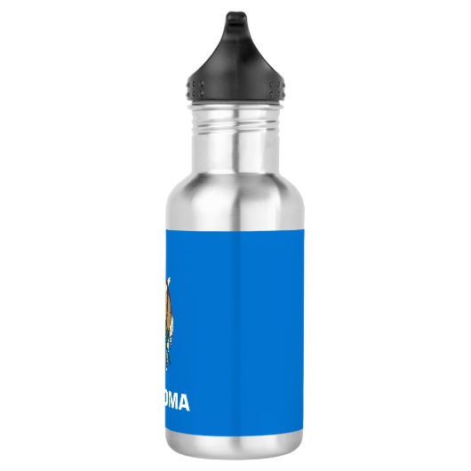 Oklahomaanse vlag, Amerikaanse staatskapier Waterfles (Rechts)