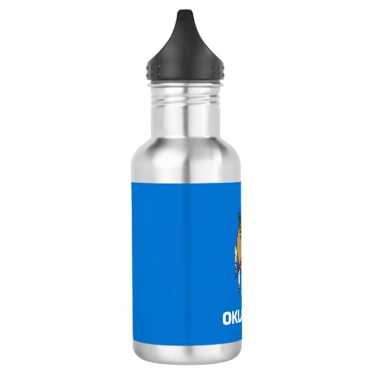 Oklahomaanse vlag, Amerikaanse staatskapier Waterfles (Links)