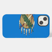 Oklahomaanse vlag iPhone hoesje (Achterkant horizontaal)
