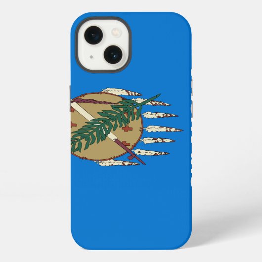 Oklahomaanse vlag iPhone hoesje (Achterkant)