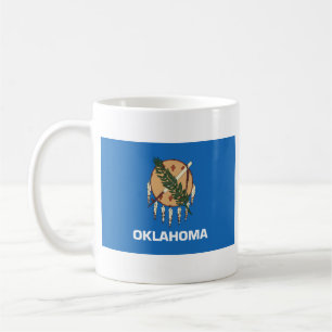 Oklahoman Flag + Kaart Mok