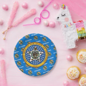 Oklahoman Flag & Seal, Oklahoma Papieren Bordje (Feest)