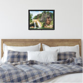 Oklahoma's Turner Falls Canvas Afdruk (Insitu (Slaapkamer))