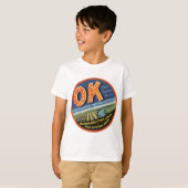 Oklawaha, Citrus League Label T-shirt (Voorkant volledig)