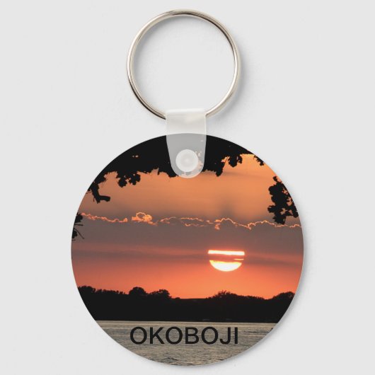 Okoboji Sunset Sleutelhanger (Voorkant)