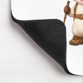 Okojo Adventure Mouse Pad – Kawaii Japanese Stoat Muismat (Hoek)