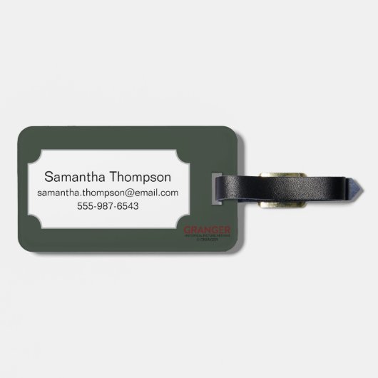 Okra Bagagelabel (Achterkant horizontaal)