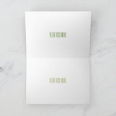 Okra cartoon illustratie kaart (Binnen)