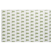 Okra cartoon illustratie stof (Fat Quarter)