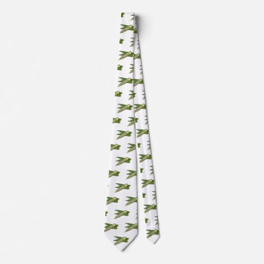 Okra cartoon illustratie stropdas (Voorkant)