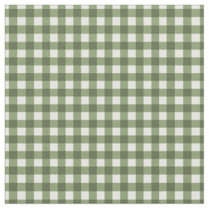 Okra Green Gingham voor thuisblikjes Stof