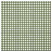 Okra Green Gingham voor thuisblikjes Stof (Swatch)