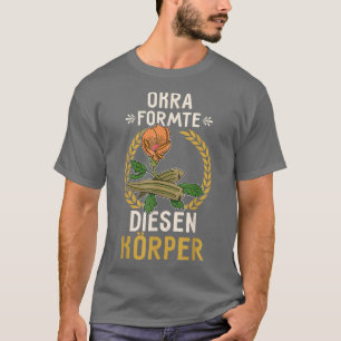Okra Grogetable Marshmallow Vegan Vegetarian Veget T-shirt