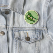 Okra Pods Veggie Vegetable Gumbo Southern Food Ronde Button 5,7 Cm (In situ)