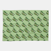 Okra Pods Veggie Vegetable Gumbo Southern Food Theedoek (Horizontaal)