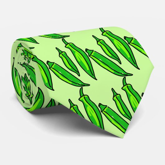 Okra Stropdas (Opgerold)