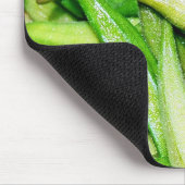 okras groene groenten muismat (Hoek)