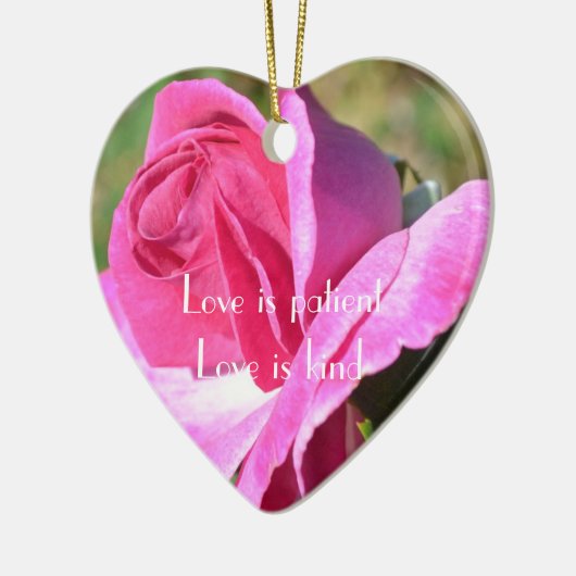 Okroze rozenbeest keramisch ornament (Links)