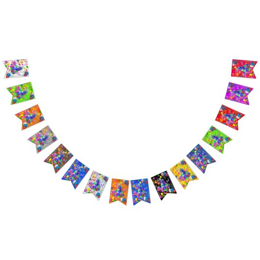 Oktober, 15 Verjaardag Bunting Banner (Alle)