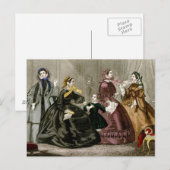 Oktober, 1859 Modes Briefkaart (Voorkant / Achterkant)