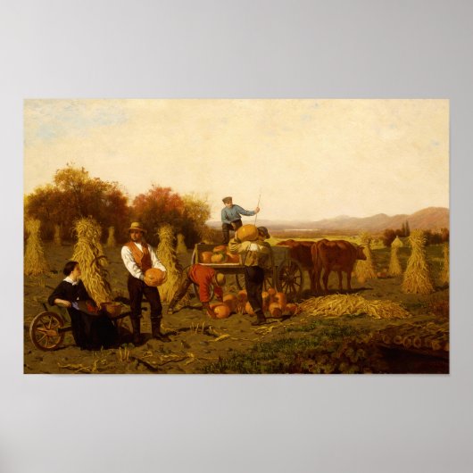 Oktober (1867) John Whetten Ehninger Poster (Voorkant)