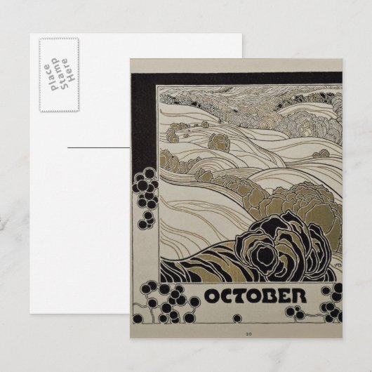 Oktober 1901 briefkaart (Voorkant / Achterkant)
