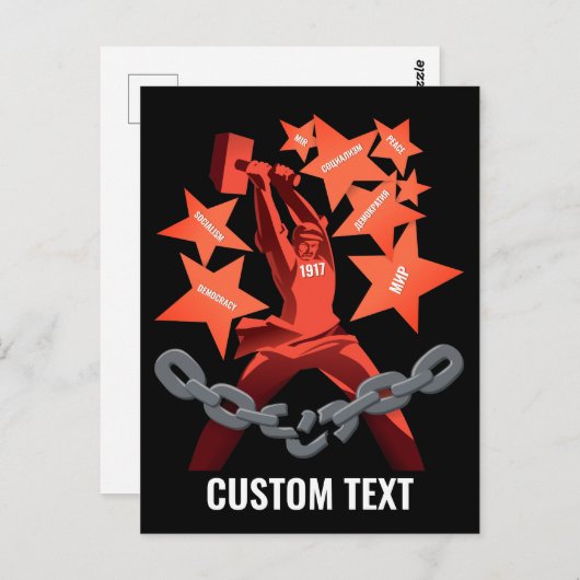 oktober 1917 Briefkaart (Voorkant / Achterkant)