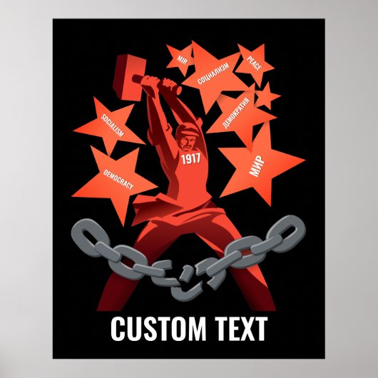 oktober 1917 poster (Voorkant)