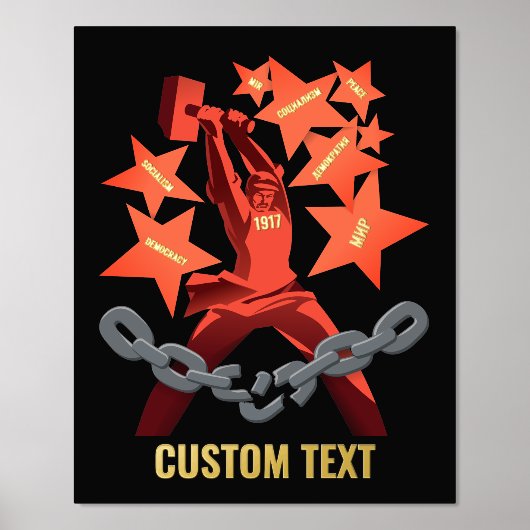 oktober 1917 Poster (Voorkant)