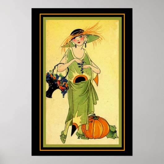 Oktober 1922 Art Deco Druk 13x19 Poster (Voorkant)
