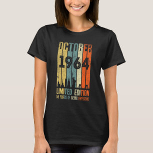 Oktober 1964 58 Geboortedag 58: 1964, geboortedag T-shirt