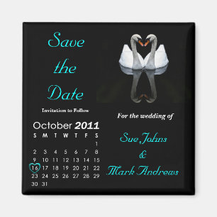 Oktober 2011 sparen de Datum, Woensdag Aankondigin Magneet