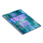 Oktober 2016 Paars Turquoise Month Notitieboek (Rechterzijde)