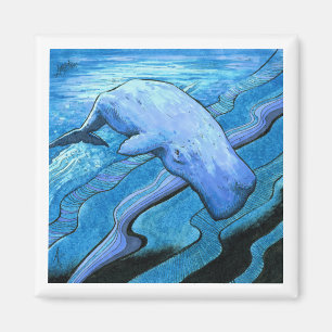 Oktober 2018 Dag 12 - Whale Waving Magneet