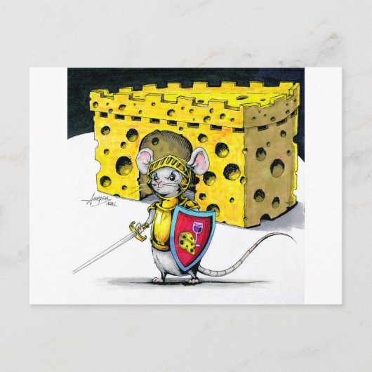 Oktober 2018 Dag 13 - Bewaking van het kaaskasteel Briefkaart (Voorkant)