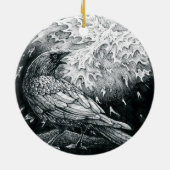 Oktober 2018 Dag 19 - Geboortevogels Keramisch Ornament (Achterkant)