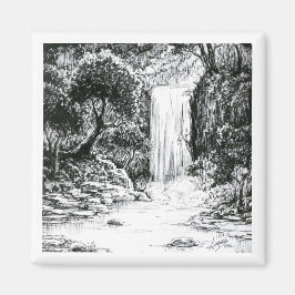 Oktober 2018 Dag 21 - Waterval in de Bossen Magneet