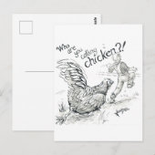 Oktober 2018 Dag 5 - Kip Chase Briefkaart (Voorkant / Achterkant)