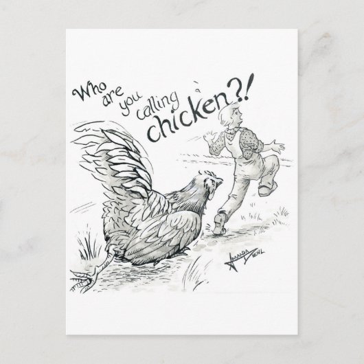 Oktober 2018 Dag 5 - Kip Chase Briefkaart (Voorkant)