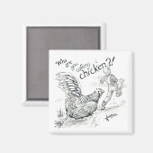 Oktober 2018 Dag 5 - Kip Chase Magneet (Voorkant / Achterkant)