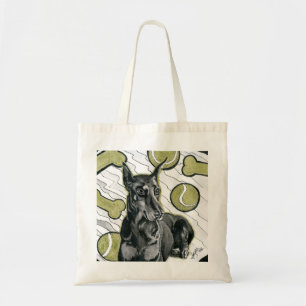 Oktober 2018 Dag 6 - Doberman Dreams Tote Bag