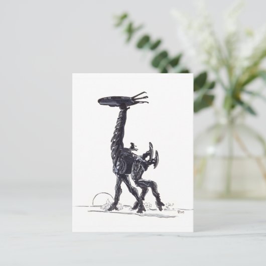 Oktober 2019 Dag 28 Briefkaart (Staand voorkant)