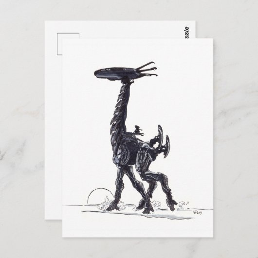 Oktober 2019 Dag 28 Briefkaart (Voorkant / Achterkant)