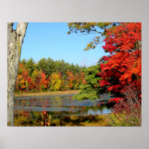 Oktober-afdruk Poster