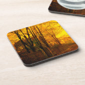 Oktober Afterglow John Atkinson Grimshaw Bier Onderzetter (Linkerzijde)